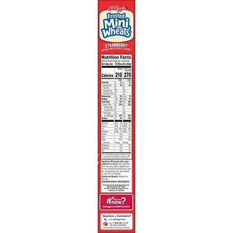 Kellogg's Frosted Mini Wheats Strawberry Cereal 14.3oz - Fiber ...