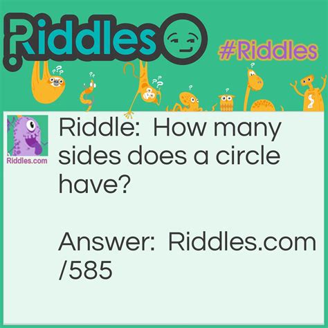 Sides Of A Circle... Riddle And Answer | Riddles.com