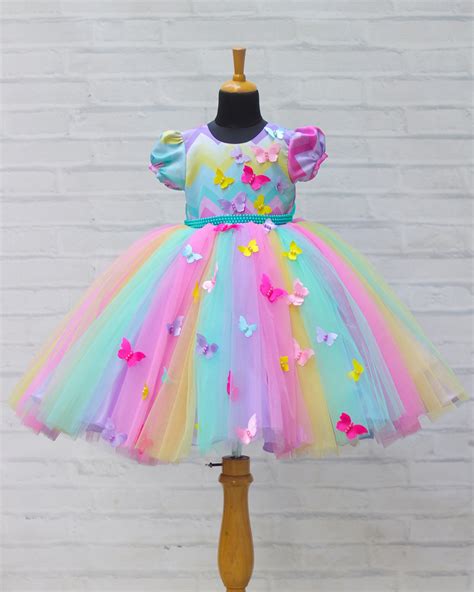 Buy Birthday Party Dresses for Girls Online | Butterfly Frocks For Kids ...