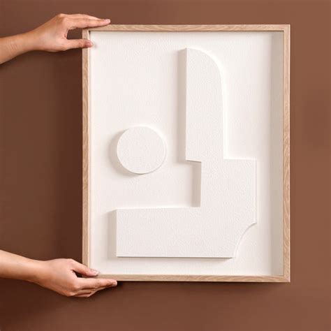 Nordic 3D Framed Wall Art Piece 20x16 Inch Online - Premium Wall Art ...