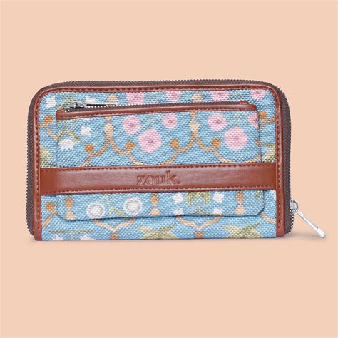 Classic Zipper Wallet - Jaipur Fresco