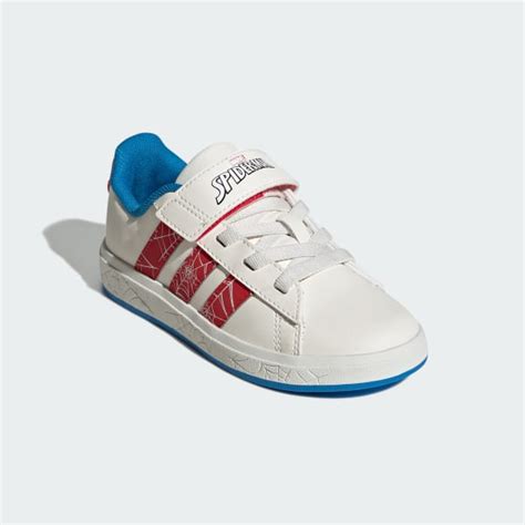 adidas Marvel Spider-Man Grand Court Sneakers Kids - White | Free ...