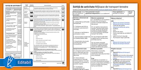 Mijloace de transport terestre –Schiță activitate grupa mare