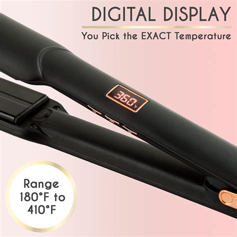 Get Silky Straight Hair Instantly with Ella Bella Ceramic Flat Iron ...