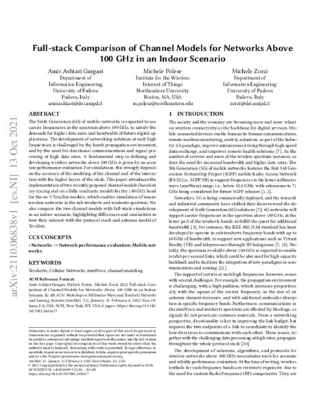 Channel Stack Model 的图像结果