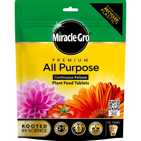 Miracle-Gro All Purpose Continuous Release Plant Food Tablets - 35 Tabs
