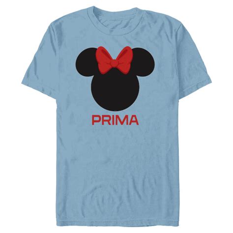 Disney Minnie Mouse Red Bow Icon Prima Familia Spanish- Short Sleeve ...