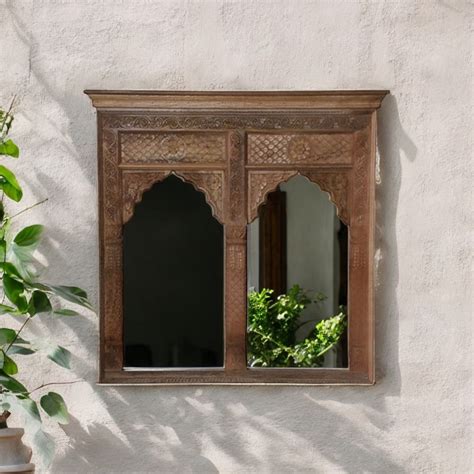 Jharokha Wall Mirror| Carved Jharokha Wall Mirror | jharokha mirror ...