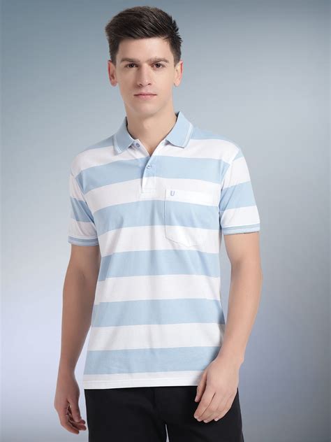 Men Striped Polo – Uniberry