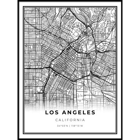 Map Of California Los Angeles Area