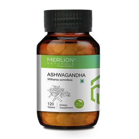 Merlion Naturals Ashwagandha Tablets (Indian ginseng) Withania ...
