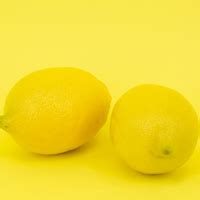 黄色柠檬图片看起真的很明亮，微信柠檬头像-个性头像