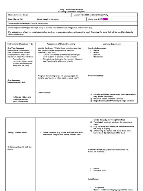 Image result for Ecap Lesson Plan Examples