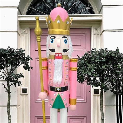 Amazon.com: Animated 75 Inch White Nutcracker Blow Mold, Motion ...