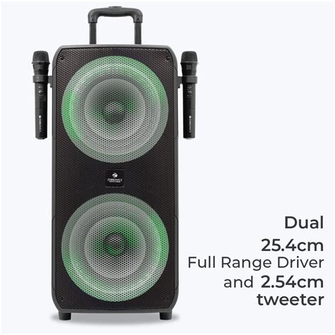 Zebronics Jolt Plus Trolley Speaker - 100W, RGB, dual mic