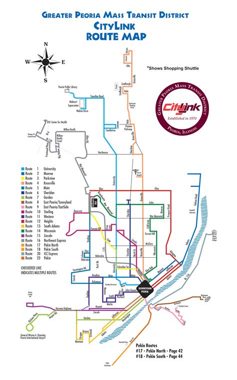 Schedules & Routes - CityLink | Greater Peoria Mass Transit District