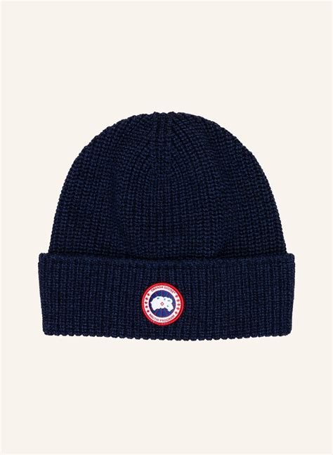 CANADA GOOSE Beanie in dark blue | Breuninger