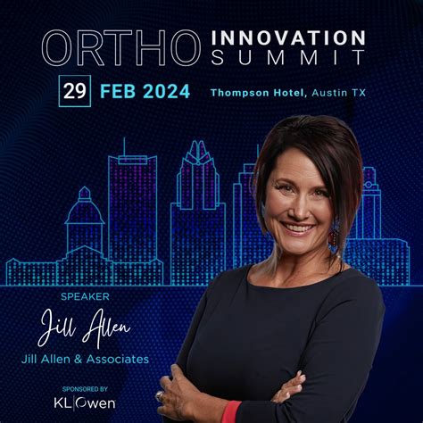 Jill Allen on LinkedIn: Will I see you at the Ortho Innovation Summit ...
