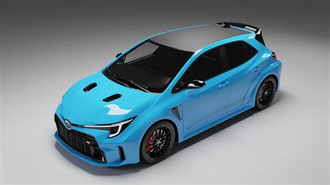 TOYOTA COROLLA GR CIRCUIT EDITION BLUE 3D Model - TurboSquid 2343209