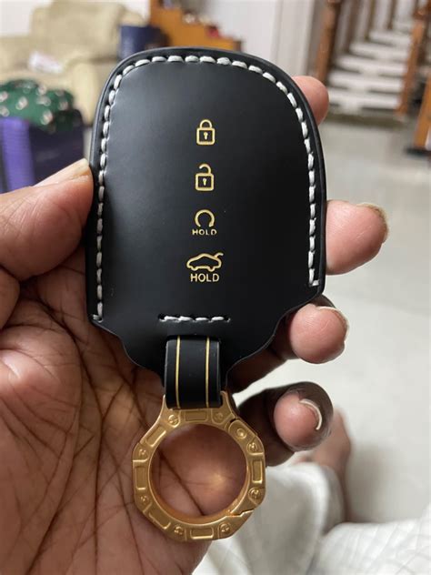 CARMATE Italian Leather Car Key Cover Compatible for ( Alcazar, Creta ...