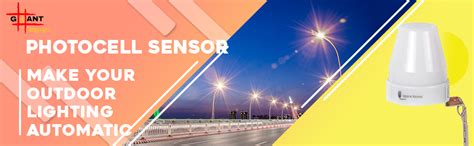 GIANT IMPEX Auto Day/Night On & Off Photocell, LDR Sensor Switch for ...