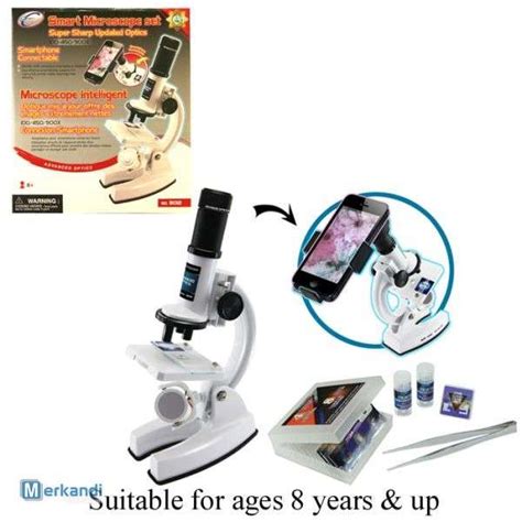Smart microscope set for children, with smartphone adapter - United ...