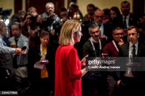 Head shot of Kaja Kallas, the European Union High Representative for Foreign Affairs and Security Policy, and European Commission Vice-President. She is a woman with shoulder-length blonde hair, looking slightly away from the camera.