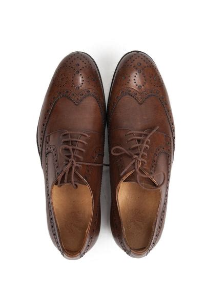 Brown Brogues: Mens Brown Brogue Shoes - Brandy Brown Shoes – Vittore ...