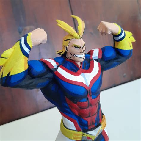 👽 All Might My Hero Academia figure・ STL File for 3D printing・Cults