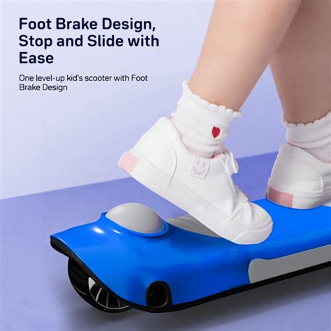 StarAndDaisy Glider Scooter With LED Lights, Height Adjustable