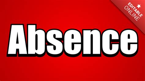 Image result for Absence