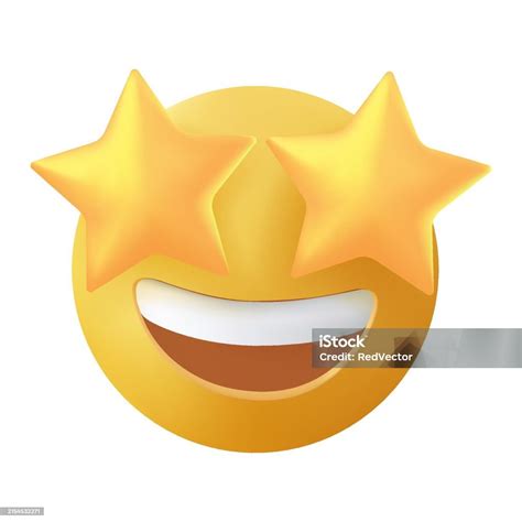 Vetores de Emoji De Olhos Estrelados Amor Emoji Animado Estrelas ...