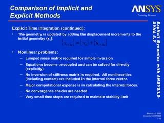 Tutorial 9 Explicit Dynamics 的图像结果