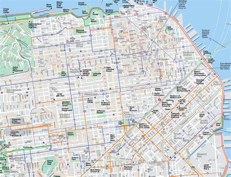 Printable San Francisco Tourist Map