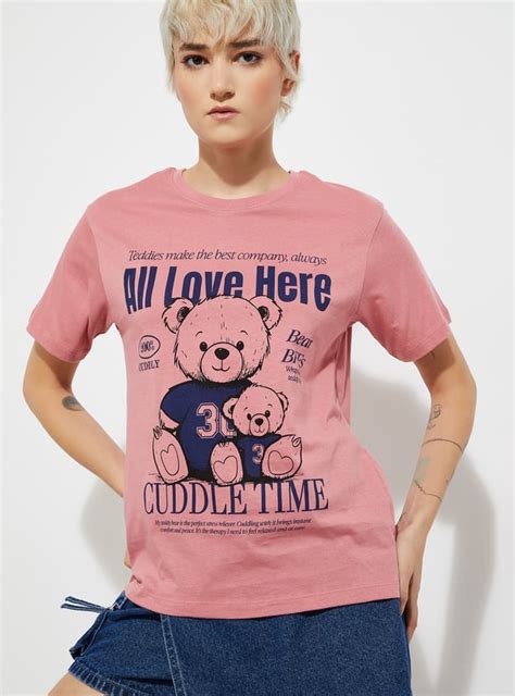 Buy URB_N Women Printed Relaxed Fit T-shirt Online at just Rs. 249.0 ...