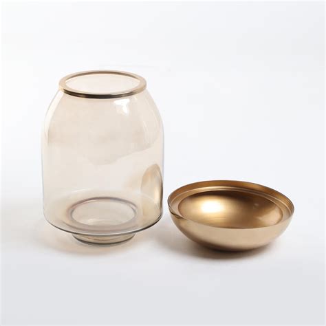 Buy Selena Everlyn Metal & Glass Hurricane Candle Holder from Home ...