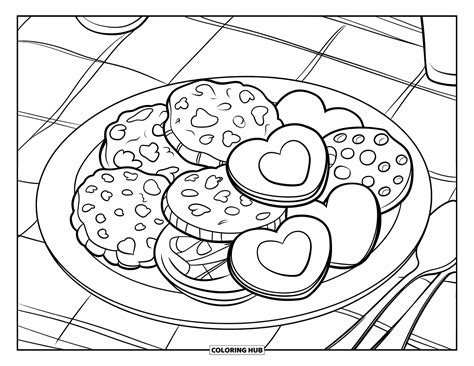 100+ Cookie Coloring Pages for Kids & Adults (Free Printable PDFs)