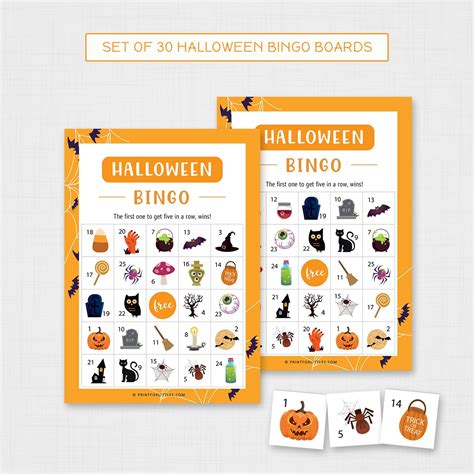 Free Printable Halloween Bingo