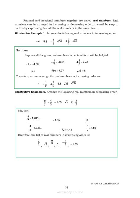 Image result for Module in Grade 7 Math