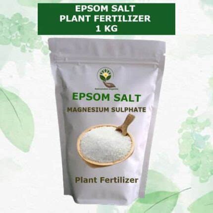 EPSOM SALT Magnesium Sulphate Fertilizer 1 KG – Native Indian Organics