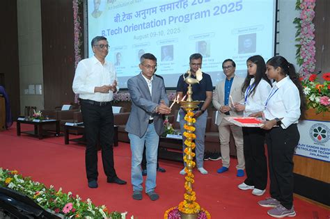 Rajiv Gandhi Institute of Petroleum Technology / B Tech Orientation 2025