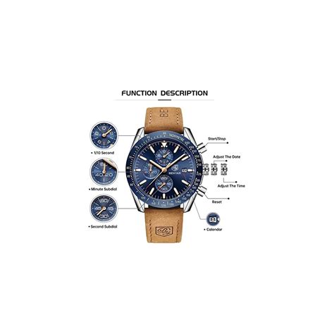 Buy Mens Watches BY BENYAR Chronograph Analog Quartz Movement Stylish ...