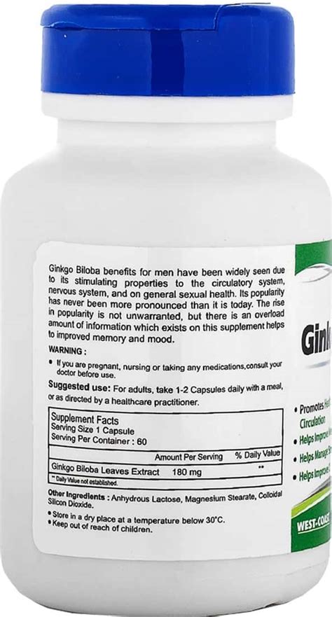 Buy HEALTHVIT GINKGO BILOBA ( SUPPORTS MEMORY, FOCUS & CLARITY ...