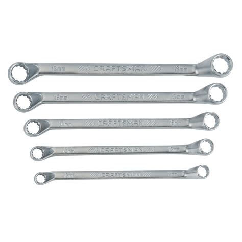 CRAFTSMAN Metric Offset Box End Wrench Set (5-Piece)