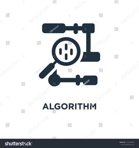 Algorithm Code Icon Black Background 的图像结果