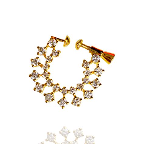 Latest Small Nose Nath Gold Design Online – Sneha Rateria Store
