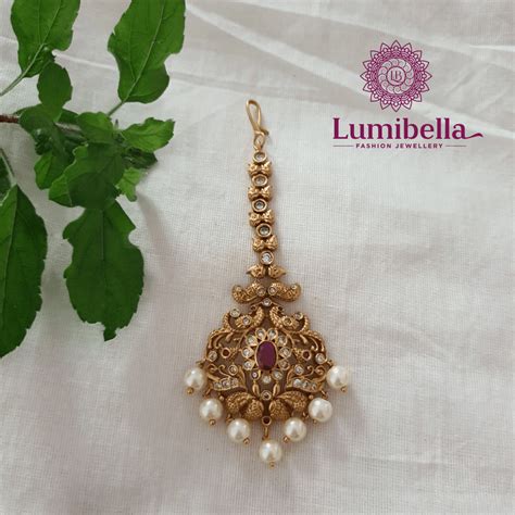 Peacock Nethichutti For Girls – LumibellaFashion