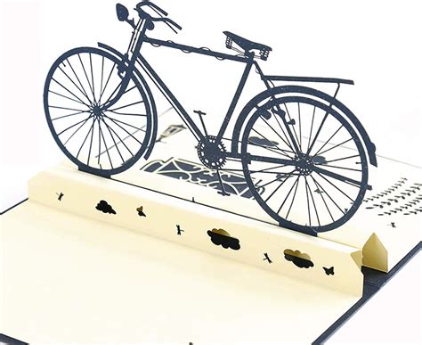 XinXie Bicycle Guitar Pop Up Card,3D Pop Up Greeting India | Ubuy