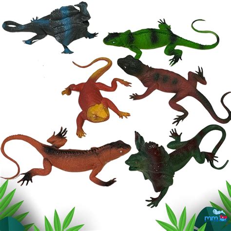 Buy MM TOYS Reptiles Animal Die Cast Toys Set Assorted Pcs - Multicolor ...