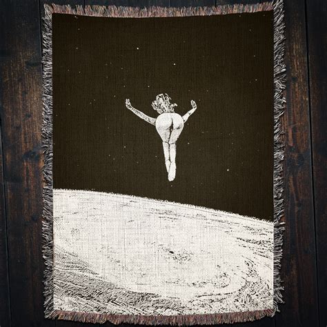 Sky Dive Vintage Fantasy Sci Fi Nude Woman Flying in Space - Etsy